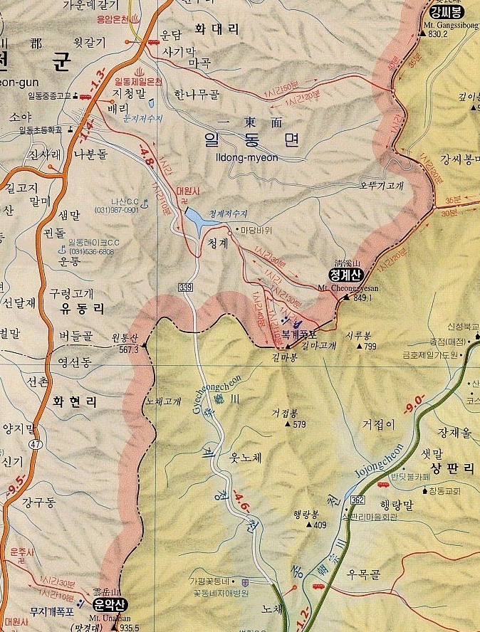 청계산 4코스 이미지