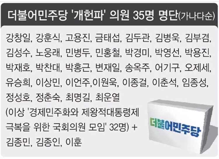 더민주 개헌파 의원 명단. jpg | 인스티즈