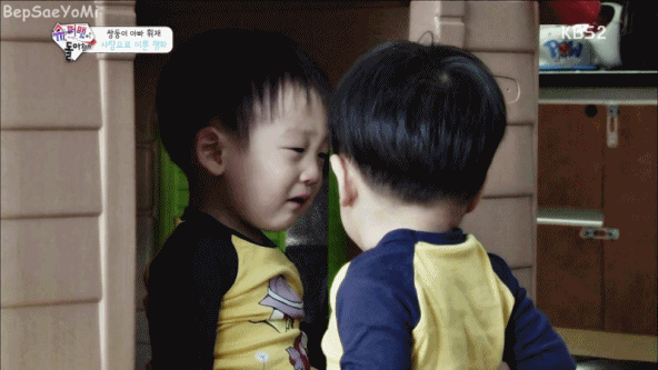 [슈퍼맨이돌아왔다] 서언이 울음 그치게 하는 방법 | 인스티즈