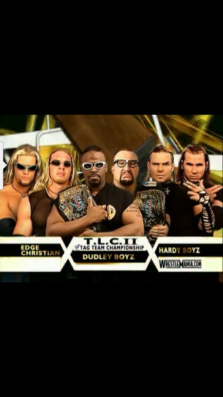명경기 레슬매니아 17 TLC [하디보이즈vs더들리보이즈vsE&C] | 인스티즈
