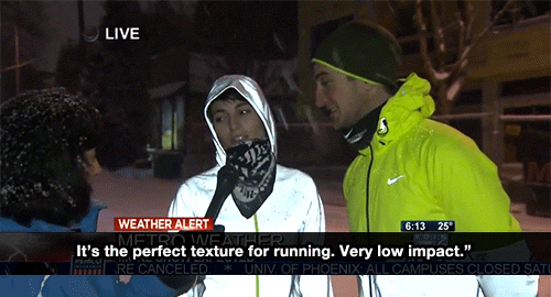 눈이 올때 조깅이 좋은 이유 | 인스티즈