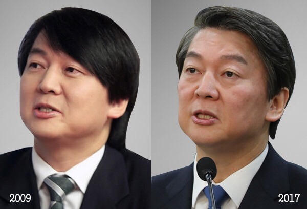 문재인 안철수 10년 전 후 얼굴 비교 | 인스티즈