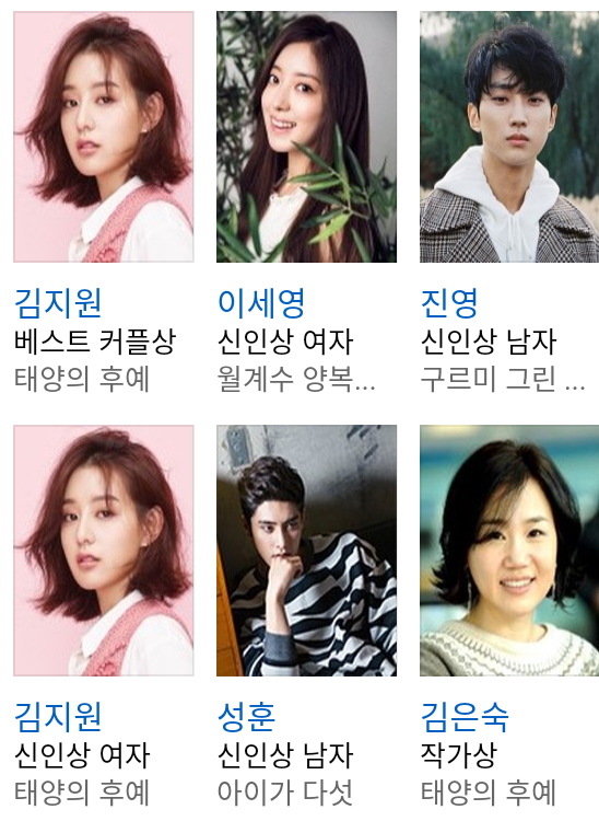  2016 KBS 연기대상 수상자 명단 | 인스티즈
