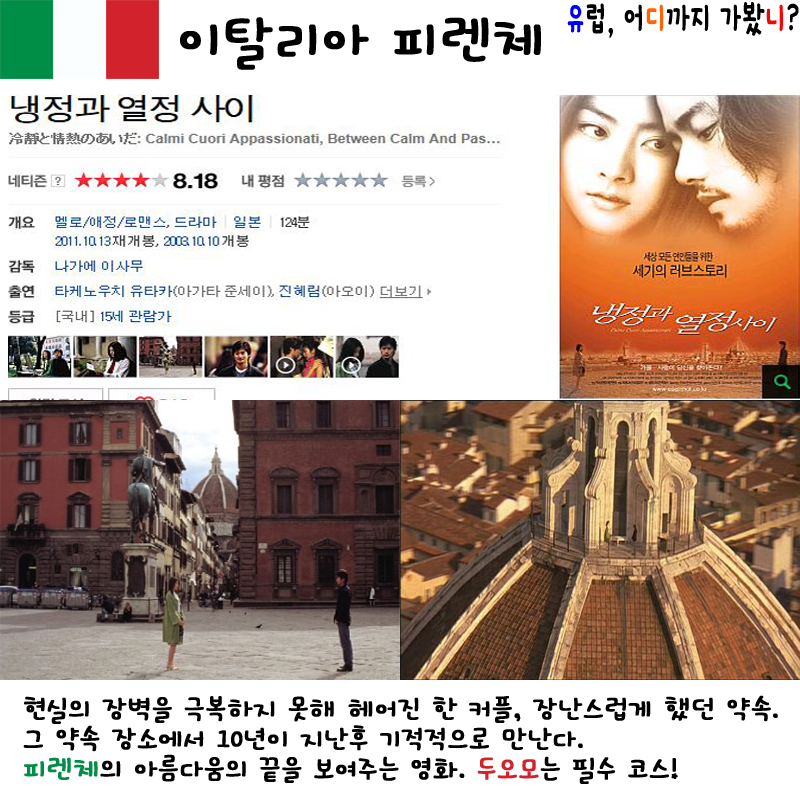 유럽여행 가기 전에 보면 좋은 영화 | 인스티즈