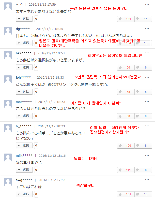 대한민국 박근혜 정권향한 100만 시위에 대한 일본 반응.jpg | 인스티즈