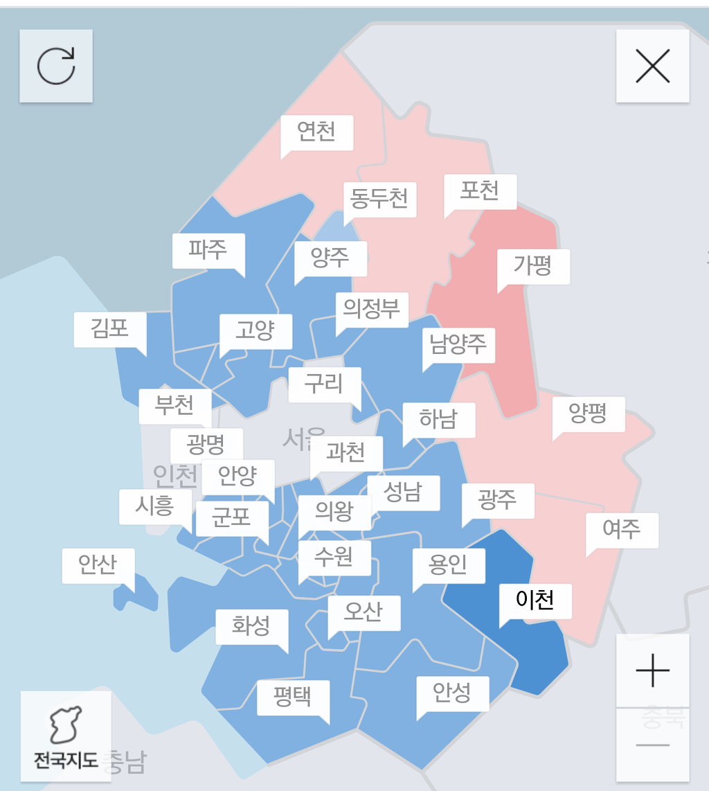 경기도 투표 결과 | 인스티즈