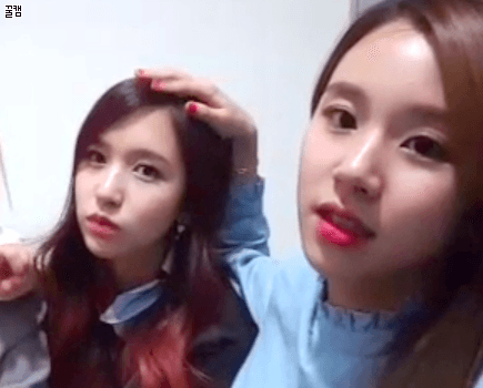 트와이스 미나&채영.gif | 인스티즈