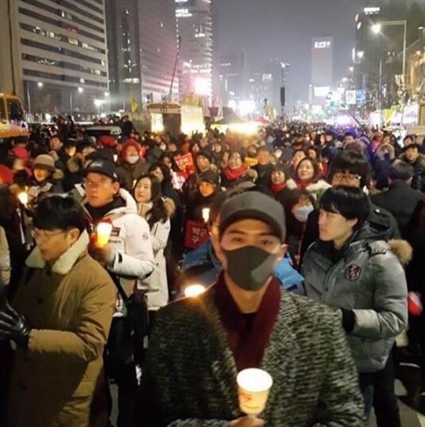 사실상 촛불집회 최다 참석한 연예인.jpg | 인스티즈