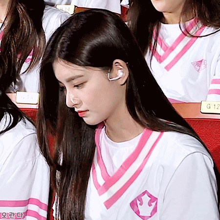 180713 프로듀스48 연습생이 뽑은 비주얼센터 왕이런.gif | 인스티즈