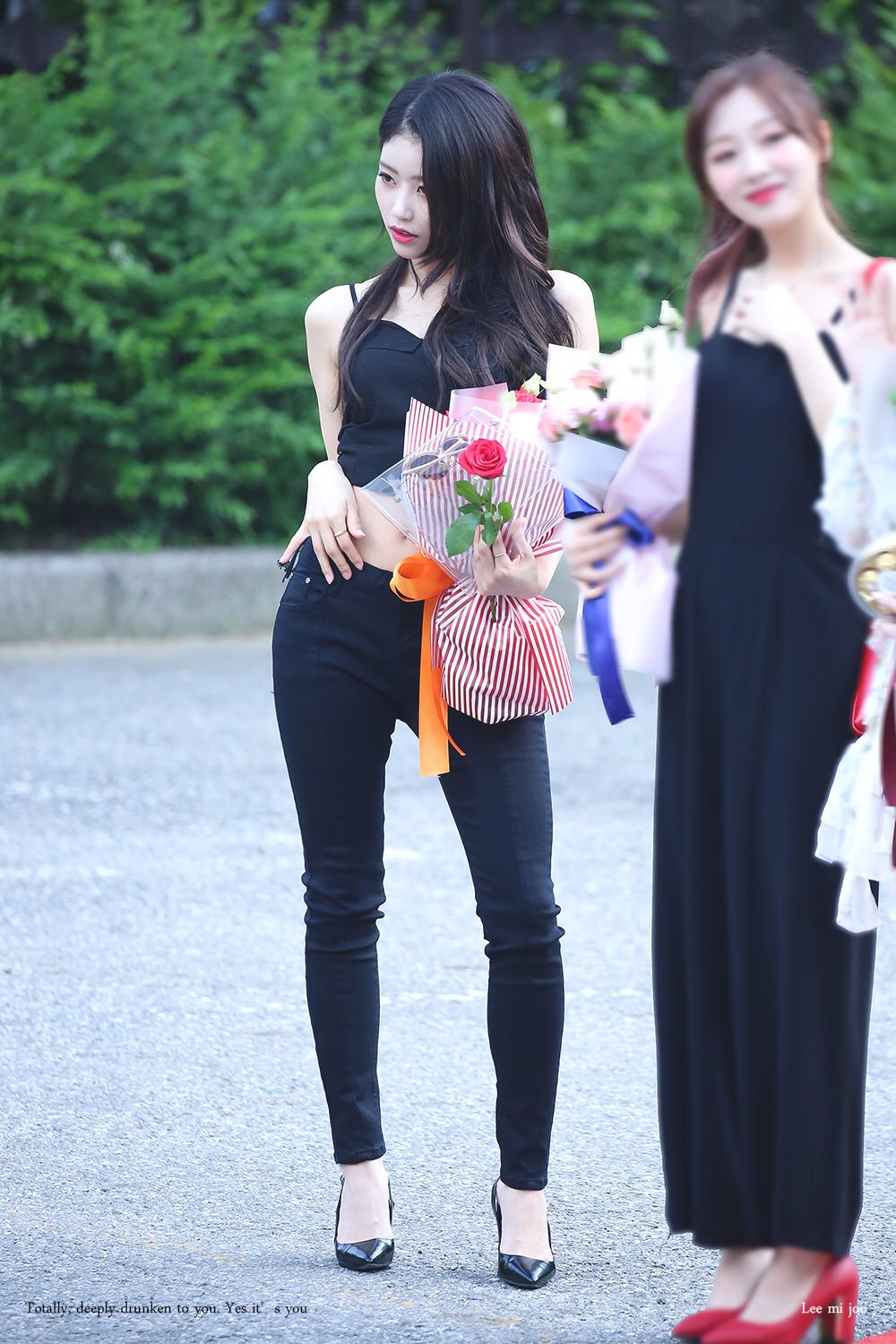 러블리즈 미주의 역대 출근길 모습 중에 최고 레전드 날.jpgif | 인스티즈