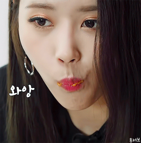 혼밥하는 러블리즈 미주.gif | 인스티즈