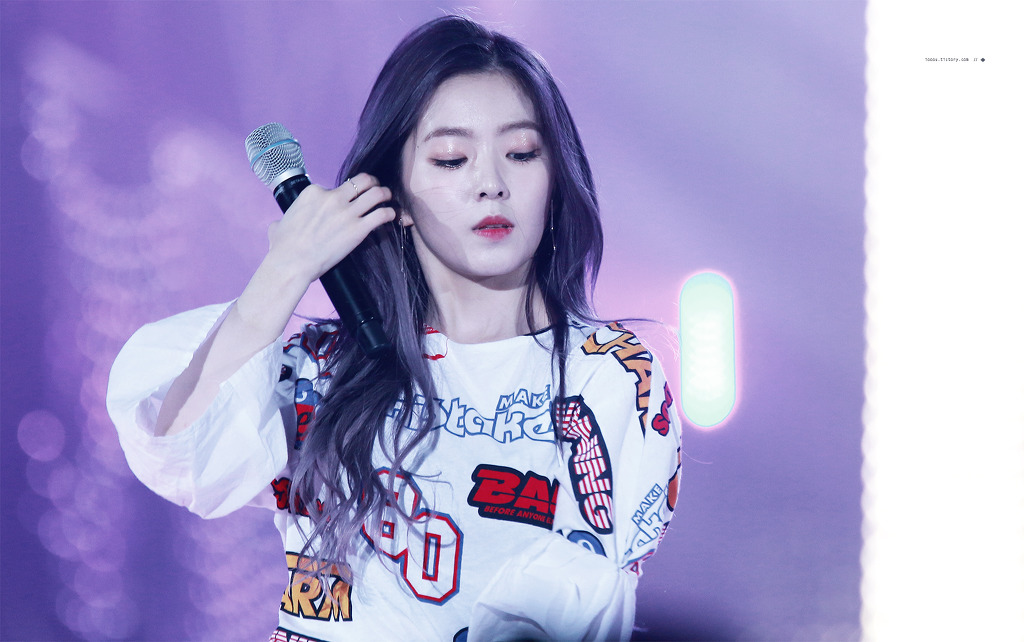 1년전 보라색 머리 아이린.jpgif | 인스티즈
