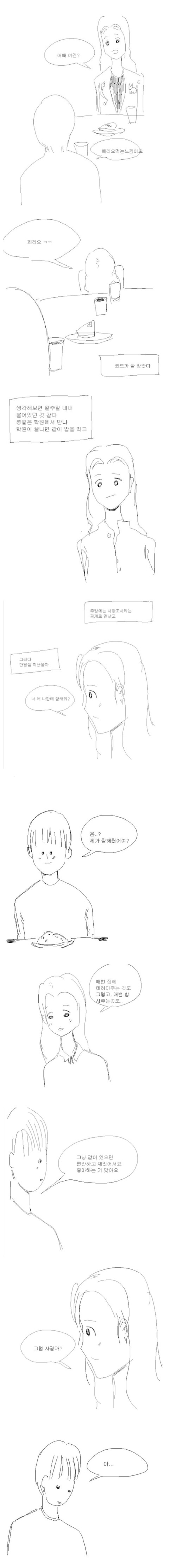 성관계 혐오증 때문에 여친과 헤어진 남자.만화 | 인스티즈