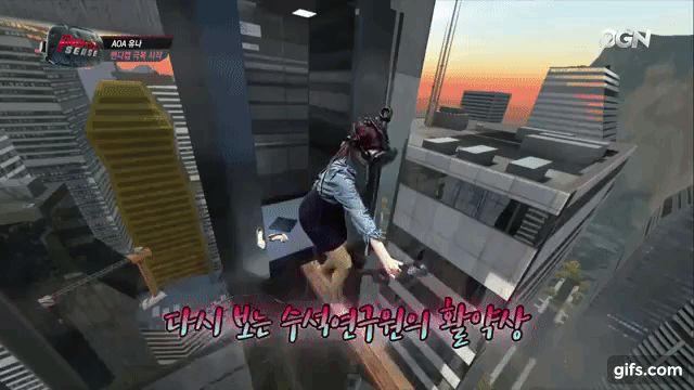 VR하다가 기절한 신아영 | 인스티즈