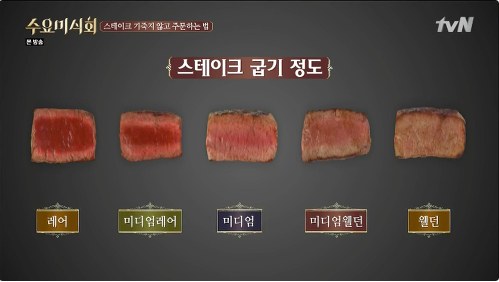 스테이크 굽기 정도 여러분들의 선택은?? | 인스티즈