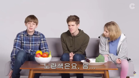 시각장애인에게 색깔을 설명하는 아이들 | 인스티즈