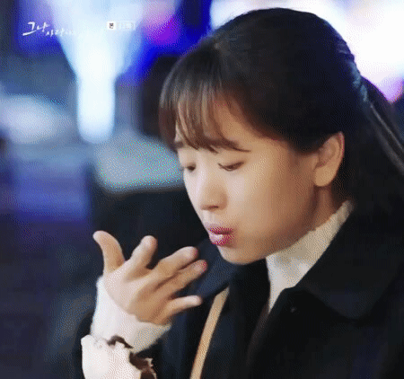 [그냥사랑하는사이] 원진아 호빵 먹방 .gif | 인스티즈