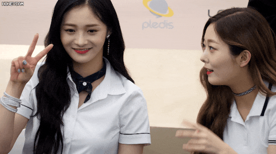 프리스틴 은우 나쁜 손.gif | 인스티즈